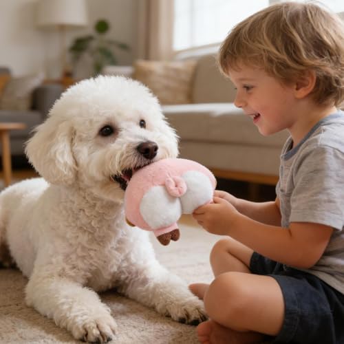 Jouet couineur pour chien contre l'ennui peluche sonore interactive - 3