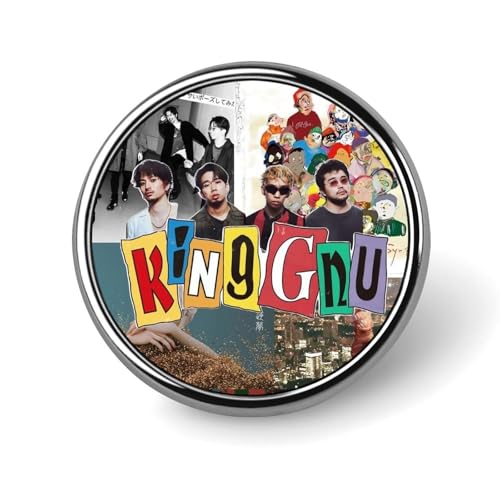 �o�b�W King Gnu �L���O�k�[5 �s���o�b�W �~�` �J�� ������� Badge �o�b�O�� �{�^���u���[�` �W���P�b�g�p �A�N�Z�T���[ ���΂�|�� ��t�ȒP �H�|�i �v���[���g 25mm