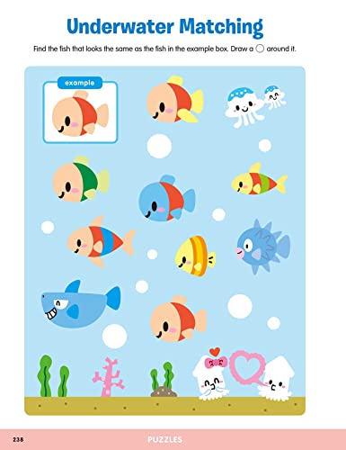 Gakken 9784056211139 Play Smart Big Preschool Workbook Ages 2-4: Over 250 Activities thumb #12