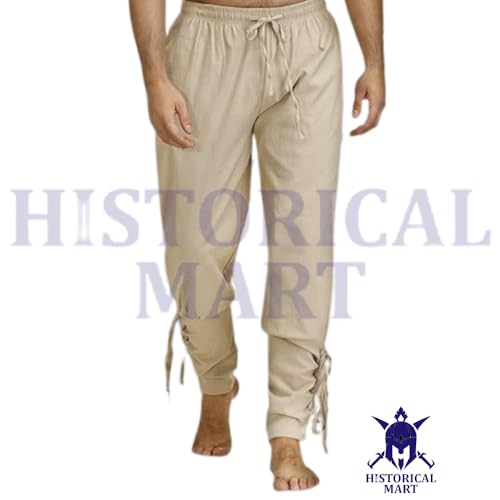 Runcati Men's Pirate Pants 3X-Large Medieval Costume