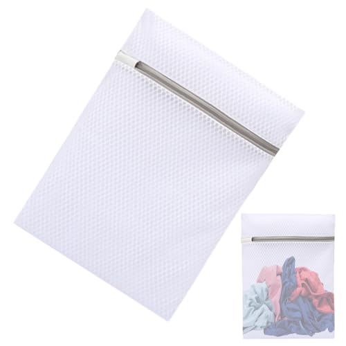 Catálogo para Comprar On-line Bolsas para calcetines - solo los mejores. 50 Paquete de 4 bolsas de lavandería de malla de panal para delicados, ropa de lencería, calcetines de ropa para lavadora (blanco, 23 x 30 cm)