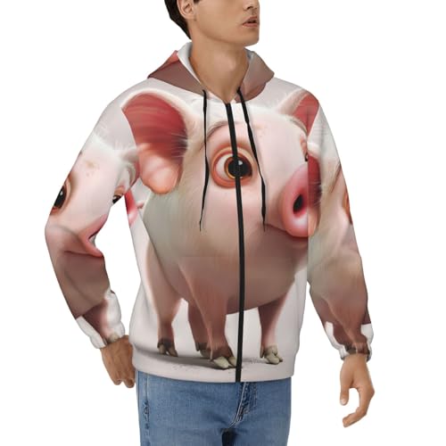 Sweat à capuche EdWal homme veste zippée contre le froid casual
