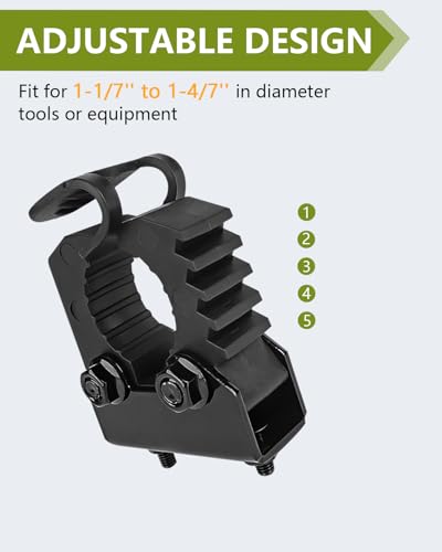 Image of 4 Pack Molle Panel Clamps, Rubber Clamp with Metal Bracket