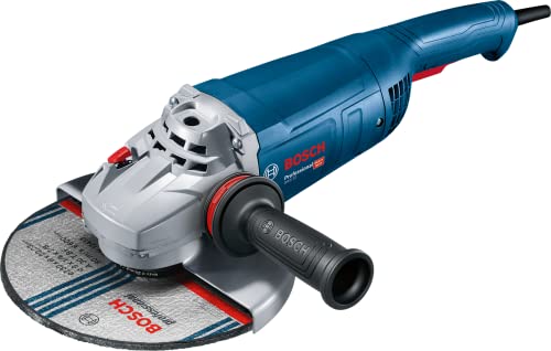 Bosch Professional combi-kit meuleuses angulaires : GWS 22-230 P + GWS 1400 (avec poignée auxiliaire, flasque de serrage, écrou de serrage, capot de protection, clé à ergots)