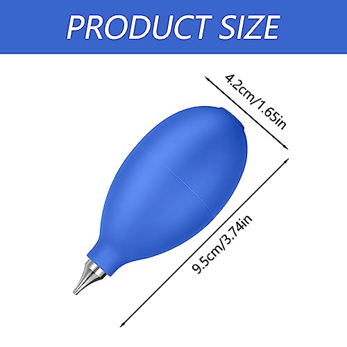 2 Stück Luftgebläse-Staubreinigerball Handgehaltenes Gummistaubreinigungsgerät Quetschball Pumpe Staubentferner Luftballon für Kamera, Tastatur und Hörgeräte