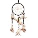 Cren Handmade Dream Catcher with Feathers Hanging Approx 13cm/ 5.12inch Diameter 48cm/18.9inch Long