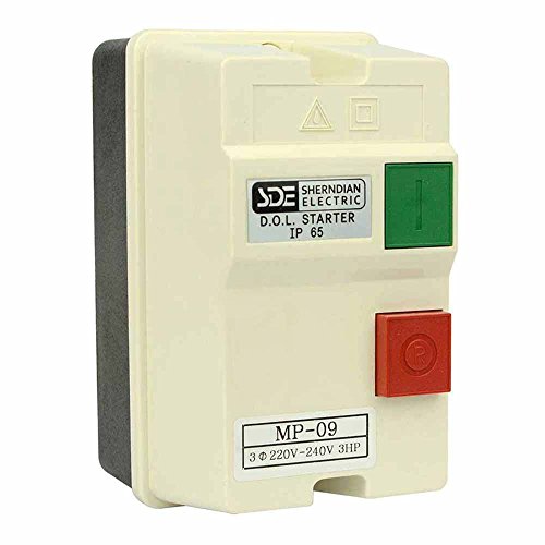 Flash Sale Big Horn 18833 3-Phase, 220-240-Volt, 3-HP, 8-12-Amp Magnetic Switch - UL Approved