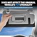 Yidcidu Car Sun Visor Extender, Anti-glare Sunproof Extension for Vehicle Sun Visors, Vehicles Adjustable-length Summer Shade Accessory, Universal for Most SUVs, Sedans, Trucks (Snow & Gray)