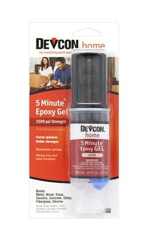 Devcon 21045 S-210 High Strength 5-Minute Thick Gel Epoxy PACK OF 12