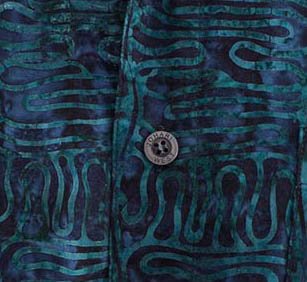 Indo Sapphire Tropical Cotton Shirt3