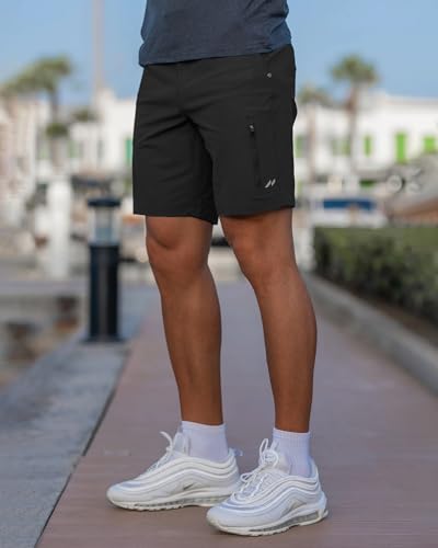 AhaAha Selected Men's Running Shorts Modern Chino Quick Dry Athletic Workout | Soft & Stretchy4