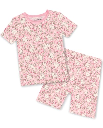 babee Reshinee Bamboo Viscose Toddler Girls Kids Pajama Sets Short Summer Cool Snug fit Sleepwear Pjs 2pcs Set 8Y