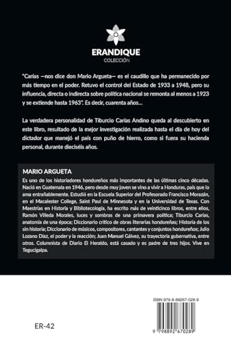 Tiburcio Carías Anatomía de una Época