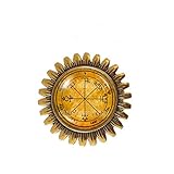 Solomon's King Solomon Seal 6 Sixth Pentacle of Saturn Brooch Badge Pin Fashion Jewelry Talisman...