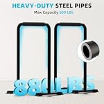 Outdoor Basic 2-in-1 Adjustable Dip Bar Station - Heavy Duty Parallel Bars with Connecting Parts, Extra Tall & Thickened Steel Design for Home Gym, Calisthenics & Strength Training - Image 3