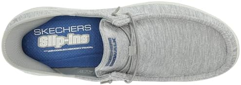 Skechers Men's Go Walk Max Free Hands Slip-ins Sneaker, Grey, 10 | Image 4