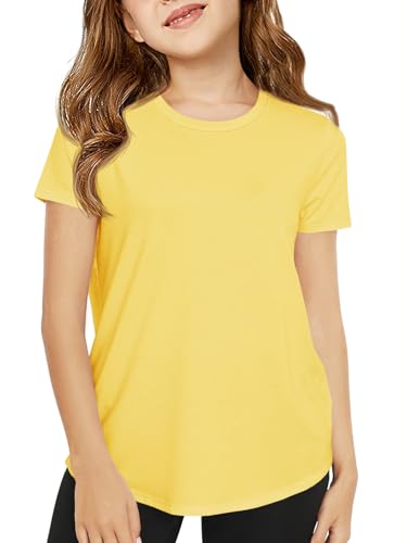 Image of Haloumoning Girls Short Sleeve T Shirts 5-14 Years