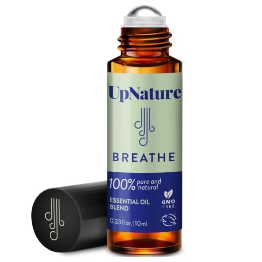Breathe Essential Oil Roll On Blend- Allergy Relief & Sinus Relief - Breathe Easy Essential Oil with Eucalyptus Essential Oil, Peppermint, Tea Tree & Lemon Pure Therapeutic Grade Essential Oils