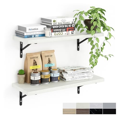 Kaboon 27 inch Long 10 inch Deep Floating Shelves for ...