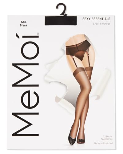 MeMoi Women's Crystal Sheer Sheer Toe Stockings4