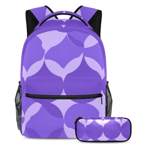Sac à dos ultime pour ados résistant avec trousse violette