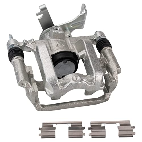 Image of TRQ Rear Left Brake Caliper w /Bracket Drivers Side