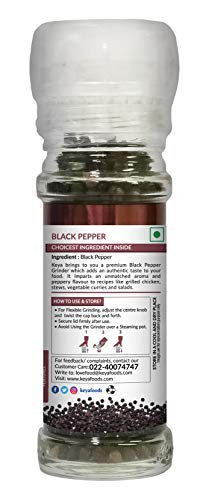 Image of Keya Malabar Black Pepper Grinder | Exotic Spices Blend 50 gm x 1 (Pack of 3)