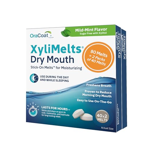image for Oracoat XyliMelts for Dry Mouth Night Time or Day - Moisturizing Dry M