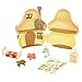 Smurfs The Lost Village Movie Mushroom House Playset with Smurfette Figure
