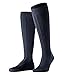 Produktbild FALKE Herren Kniestrümpfe Teppich Im Schuh M Kh Wolle lang einfarbig 1 Paar, Blau Dark Navy 6370, 39-40