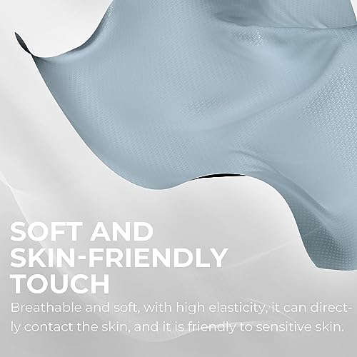 Dowinx Gaming Chair Breathable Fabric Game Chair with Gel Pad and Storage Bag, Comfortable Gamer Chair with Pocket Spring Cushion, Ergonomic Computer Chair with Footrest, Blue - Image 6