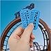 DGBDPACK 200 Raffle Tickets, 50/50 Double Ticket, Bold Numbers for Easy Reading, Ticket for Events,Class Reward & Prizes -Blue