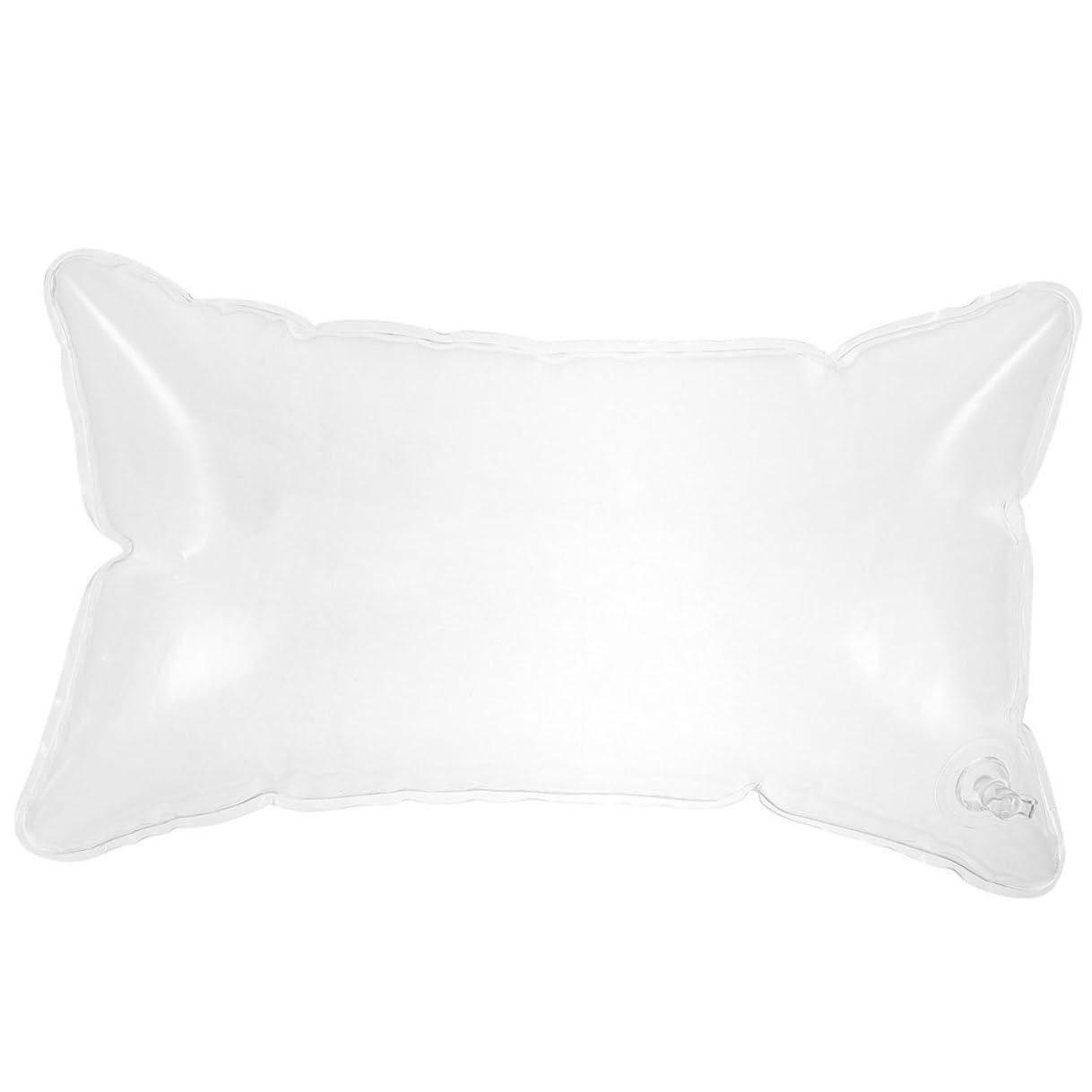 Hemobllo Oreiller Gonflable Transparent en PVC, Portable pour Voyage