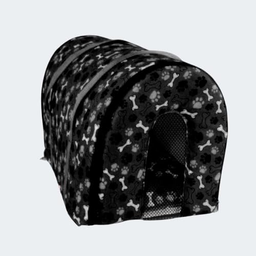 Bolsa Transporte para Cachorros, Médio,Bolsa para Pet,Lavável e Confortável,Cama para Cães, Preto