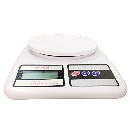 Balança De Cozinha Digital Eletrônica 5kg Sf-400 Gp Inox