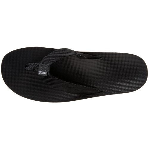 Scott Hawaii Men's Makaha Rubber Slipper With Nylon Strap | Beach Footwear | No-Slip Boat Sandal | All Day Arch Support Comfortable Flip Flops #TOP4