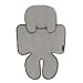 Lebogner Head And Body Support Pillow, Infant To Toddler Head, Neck, And Body Cushion Perfect For Car Seats And Strollers, Detachable Head For Versatility As The Baby Grows, Grey