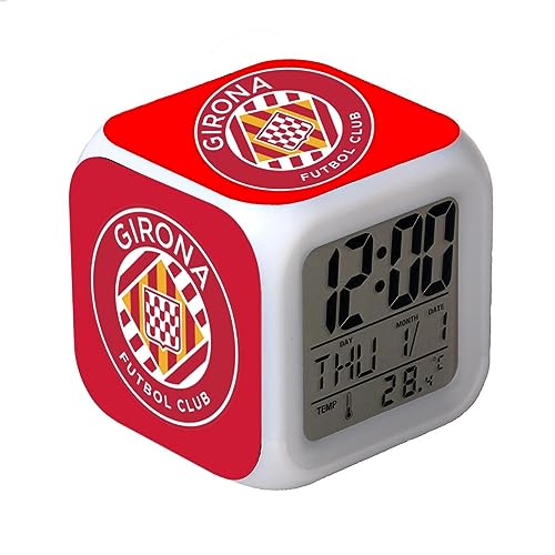 Genérico Reloj Despertador Alarma Y Luces GIRONA Futbol Club