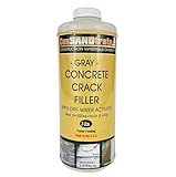 ConSandtrate Concrete Crack Filler - Gray - 3 lb. (Single Bottle) - Polymer Based Sealant for Filling in Concrete Cracks on Driveways, Walkways and Patios (Gray)