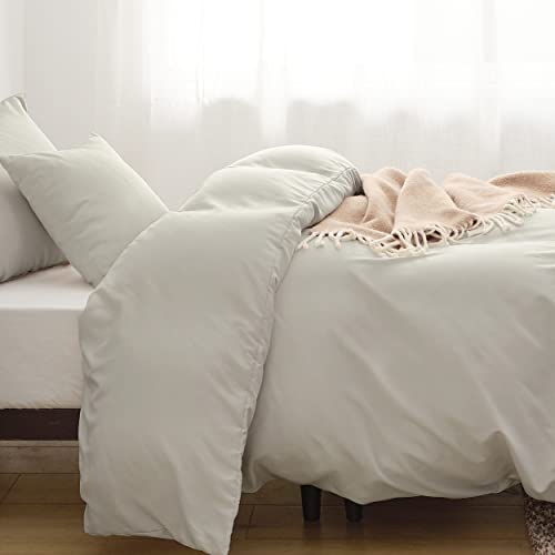 Bedsure Twin/Twin Xl Duvet Cover Kids - Soft Brushed Microfiber Duvet Cover Twin, 2 Pcs, Includes 1 Kids' Linen Duvet Cover (68"X90") With Zipper Closure & 1 Pillow Sham, Comforter Not Included #TOP2