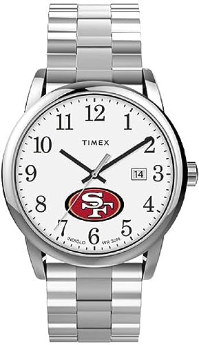 Montre analogique quartz Timex pour hommes avec bracelet acier inoxydable