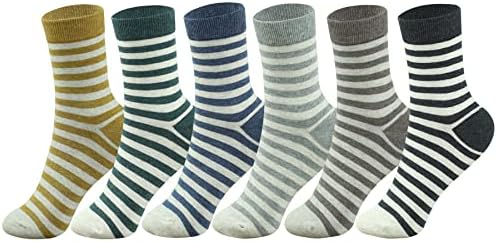 MAGIARTE Womens Mini Crew Socks Combed Cotton Casual Athletic Quarter Socks for women 6-Pack