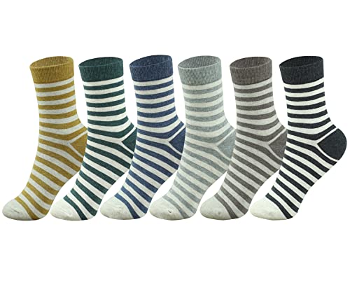 Image of MAGIARTE Womens Mini Crew Cotton Socks,6 Pairs | Anti-pilling Cotton, Casual Athletic, Quarter Calf, Moisture Wicking,Gift box packaging