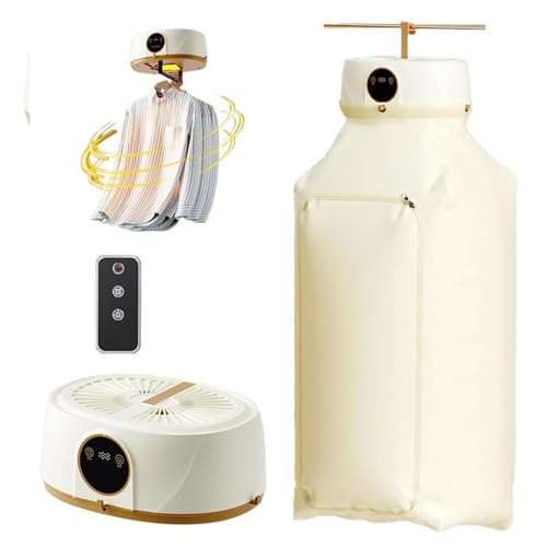 Máquina de Secadora Automática Mejorada, Plancha Portátil Para Camisas con Control Remoto, Capacidad Para Colgar: 8 a 10 Artículos, Secado de 360° Sin Puntos Ciegos, Para Camisas/zapatos/pantalones