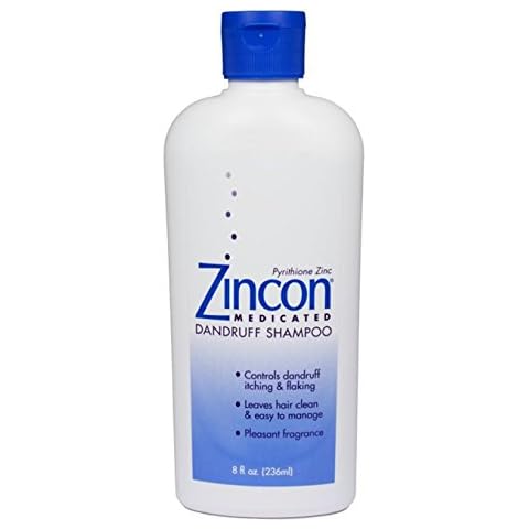 Zincon Medicated Dandruff Shampoo, 8 fl oz (Pack of 2) Cover