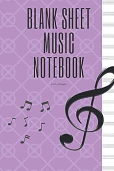 Blank Sheet Music Notebook