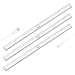 OxyLED Motion Sensor Lights Under Cabinet Lighting Closet Light, USB Rechargeable, Stick-on Anywhere Wireless Wardrobe Light Bar, 36 LEDs Night Light for Kitchen, Stairs, Closet Lightening, 3-Pack