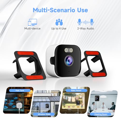 AXB Window Camera for Home Security: 2.4GHz&5GHz WiFi 4K Indoor Camera with Color Night Vision - image 6