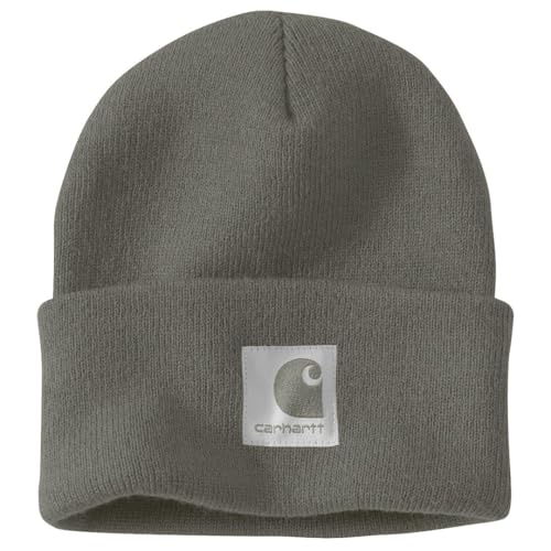 Carhartt Womens Knit Satin-Lined Beanie Dusty Olive One Size