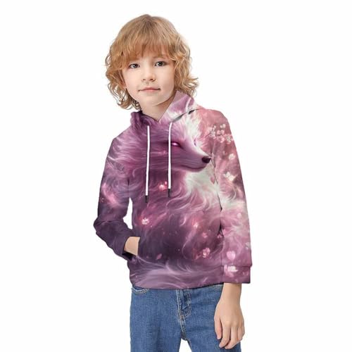 Sweat à capuche enfant imprimé 3D idéal pour le collège - 2